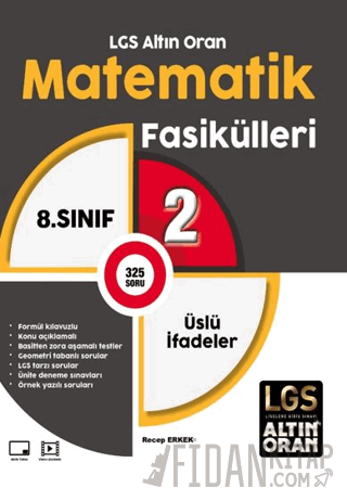 LGS Altın Oran Matematik Fasikülleri 2 Üslü İfadeler Recep Erkek