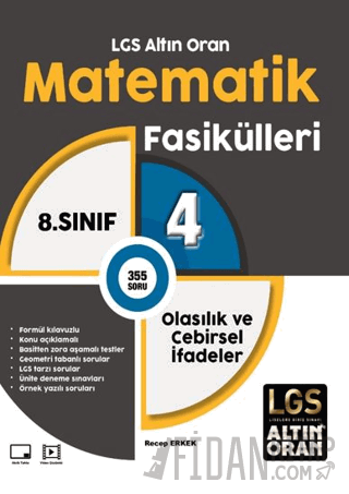 LGS Altın Oran Matematik Fasikülleri 4 Olasılık ve Cebirsel İfadeler R