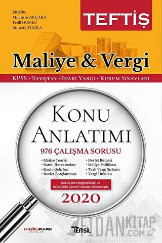 Maliye ve Vergi Hukuku Konu Anlatımı Fedli Dumlu