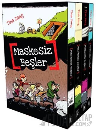 Maskesiz Beşler Serisi - 4 Kitap Tina Zang