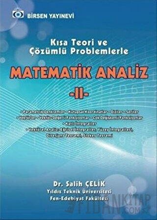 Matematik Analiz 2 Salih Çelik