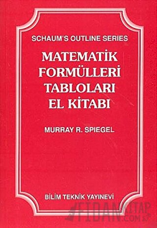 Matematik Formülleri Tabloları El Kitabı Murray R. Spiegel