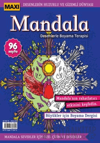 Maxi Mandala Desenlerle Boyama Terapisi 8 Bertan Kodamanoğlu