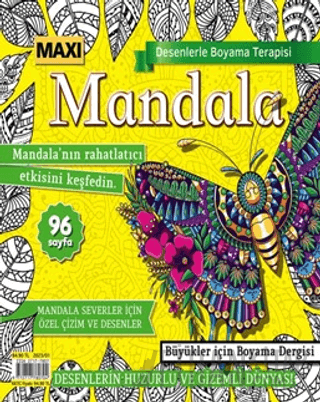 Maxi Mandala Desenlerle Boyama Terapisi 9 Bertan Kodamanoğlu