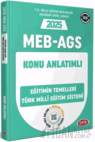 MEB AGS Eğitimin Temelleri Türk Milli Eğitim Konu Anlatımlı Kolektif