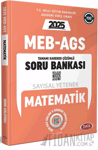 MEB AGS Sayısal Yetenek Matematik Karekod Çözümlü Soru Bankası Kolekti