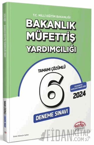 MEB Bakanlık Müfettiş Yardımcılığı Tamamı Çözümlü 6 Deneme Sınavı Kole