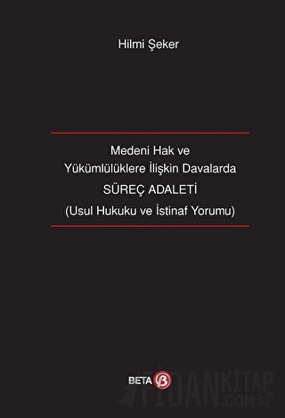 Medeni Hak ve Yükümlülüklere İlişkin Davalarda Süreç Adaleti (Ciltli) 