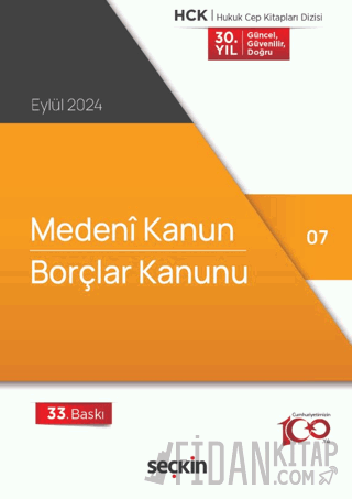 Medeni Kanun – Borçlar Kanunu &#40;Cep Kitabı&#41; Seçkin Yayıncılık