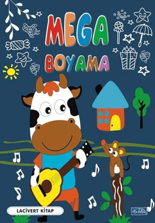 Mega Boyama-Lacivert Kitap Kolektif