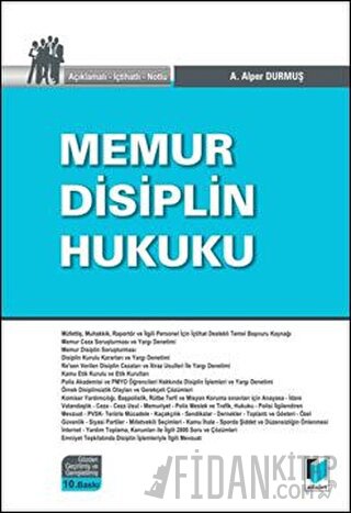 Memur Disiplin Hukuku A. Alper Durmuş