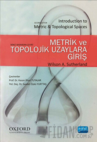 Metrik ve Topolojik Uzaylara Giriş Wilson A. Sutherland