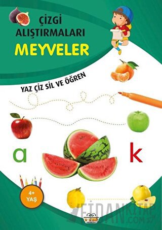 Meyveler - Çizgi Alıştırmaları Emine Ulusoy