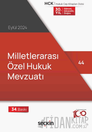 Milletlerarası Özel Hukuk Mevzuatı &#40;Cep Kitabı&#41; Seçkin Yayıncı