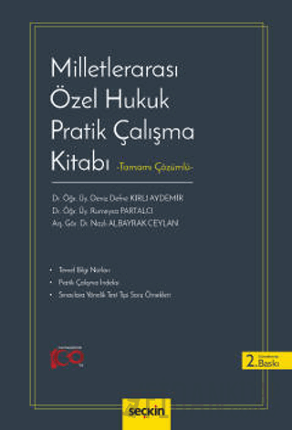 Milletlerarası Özel Hukuk Pratik Çalışma Kitabı Tamamı Çözümlü Deniz D