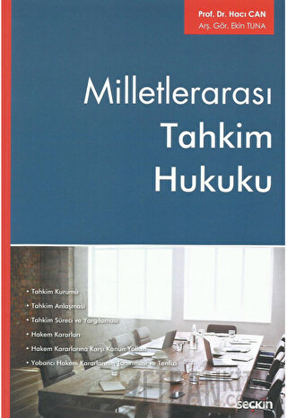 Milletlerarası Tahkim Hukuku Hacı Can