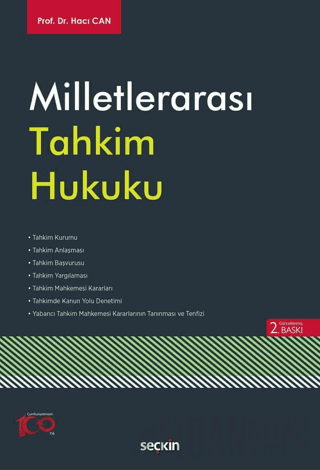 Milletlerarası Tahkim Hukuku Hacı Can