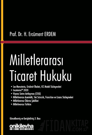 Milletlerarası Ticaret Hukuku (Ciltli) H. Ercüment Erdem