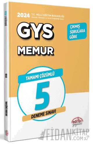 Milli Eğitim Bakanlığı GYS Memur Tamamı Çözümlü 5 Deneme Sınavı Kolekt