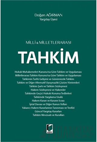 Milli ve Milletlerarası Tahkim (Ciltli) Doğan Ağırman