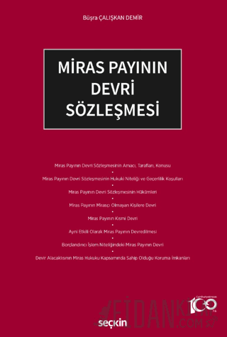 Miras Payının Devri Sözleşmesi Büşra Çalışkan Demir