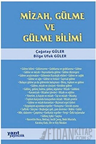 Mizah, Gülme ve Gülme Bilimi Bilge Ufuk Güler