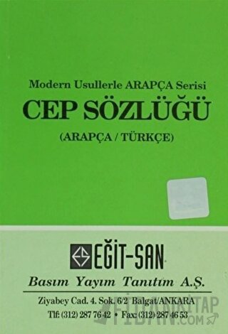 Modern Usullerle Arapça Serisi Cep Sözlüğü Kolektif