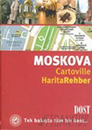 Moskova Cartoville Harita Rehber Helene Le Tac