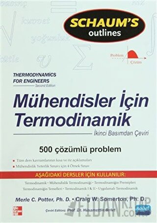 Mühendisler İçin Termodinamik / Thermodynamics for Engineers Craig W. 