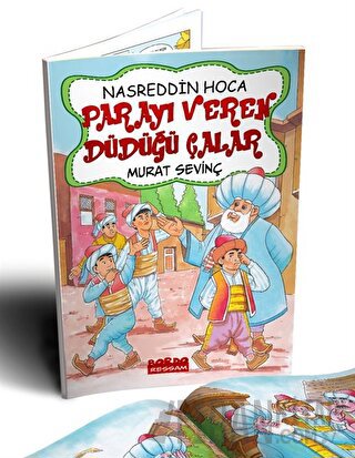 Nasrettin Hoca Parayı Veren Düdüğü Çalar (Renkli Resimli) Murat Sevinç