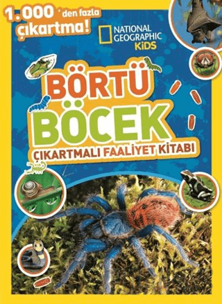 National Geographic Kids Börtü Böcek Çıkartmalı Faaliyet Kitabı Kolekt