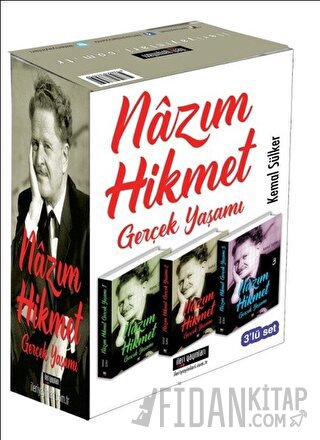 Nazım Hikmet - Gerçek Yaşamı (3 Kitap Takım) Kemal Sülker