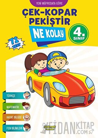 Ne Kolay 4. Sınıf Çek - Kopar - Pekiştir (71 Test) Mustafa Sağlam