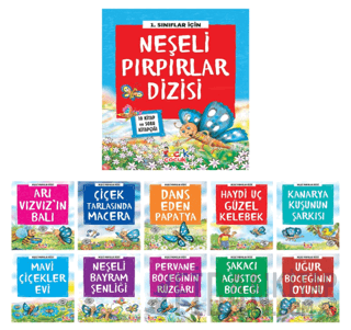 Neşeli Pırpırlar Dizisi (10 Kitap+Soru Kitapçığı) Kolektif