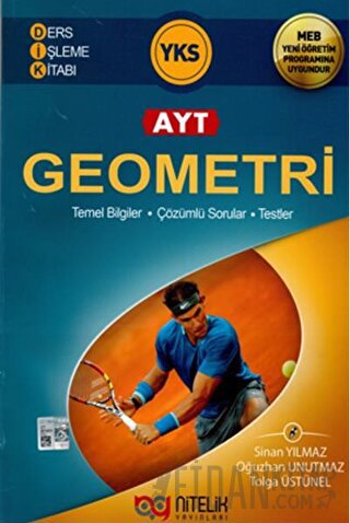 Nitelik YKS AYT Geometri Ders İşleme Kitabı Oğuzhan Unutmaz