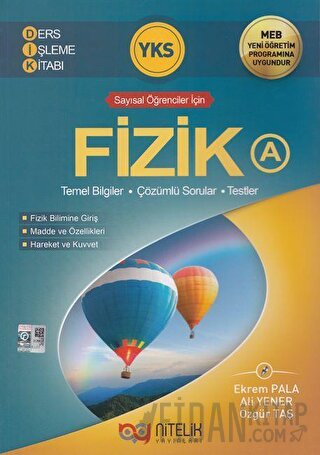 Nitelik YKS TT AYT Fizik A Ders İşleme Kitabı Ali Yener