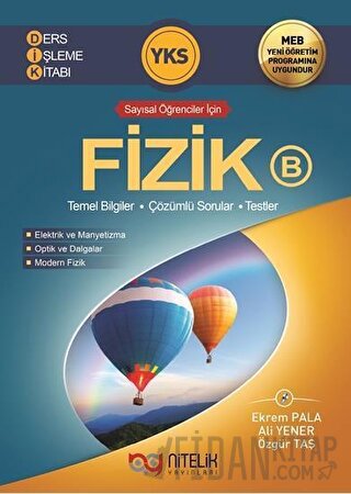 Nitelik YKS TYT AYT Fizik B Ders İşleme Kitabı Ali Yener