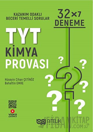 Nitelik YKS TYT Kimya Provası 32x7 Deneme Sınavı Hüseyin Cihan Çetinöz