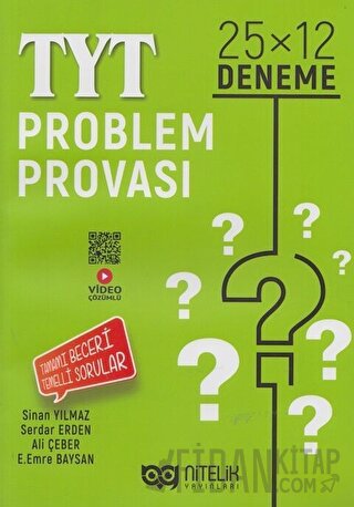 Nitelik YKS TYT Problem Provası 25X12 Deneme Ali Çeber