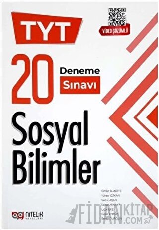 Nitelik YKS TYT Sosyal Bilimler 20 Deneme Video Çözümlü Güler Erkök