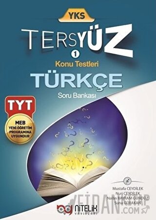 Nitelik YKS TYT Türkçe Soru Kitabı Tersyüz Mustafa Ceydilek