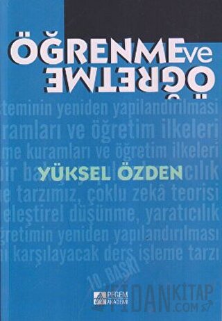 Öğrenme ve Öğretme Yüksel Özden