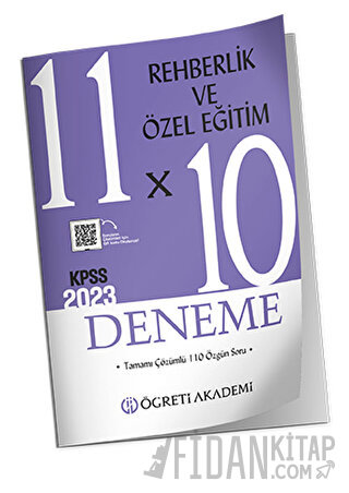 Öğreti Akademi 11X10 Rehberlik Ve Özel Eğitim Deneme Kolektif