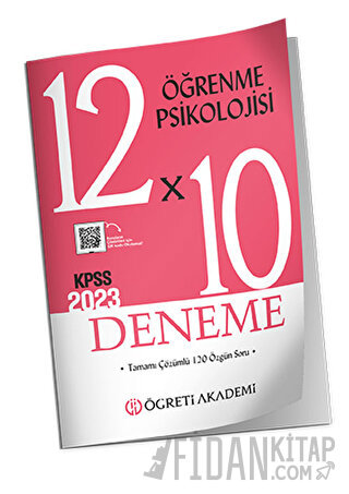 Öğreti Akademi 12X10 Öğrenme Psikolojisi Deneme Kolektif