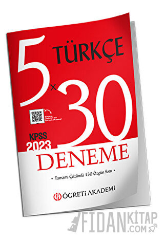 Öğreti Akademi 30X5 Türkçe Deneme Kolektif