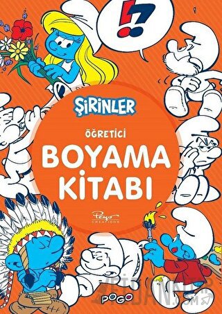 Öğretici Boyama Kitabı - Şirinler Kolektif