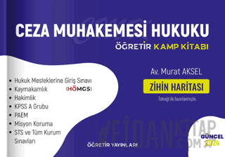 Öğretir Ceza Muhakemesi Hukuku Kamp Kitabı Murat Aksel