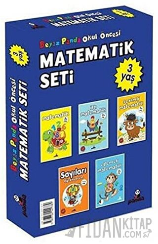 Okul Öncesi 3 Yaş Matematik Seti (5 Kitap) Afife Çoruk