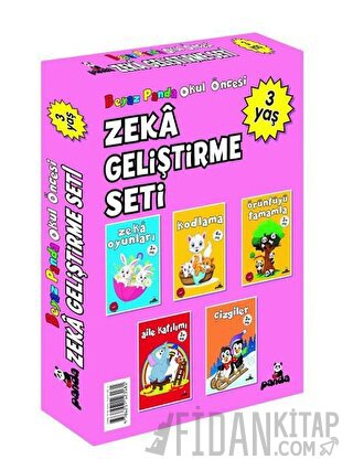 Okul Öncesi 3 Yaş Zeka Geliştirme Seti (5 Kitap) Afife Çoruk