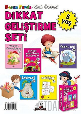 Okul Öncesi 5 Yaş Dikkat Geliştirme Seti (5 Kitap) Afife Çoruk